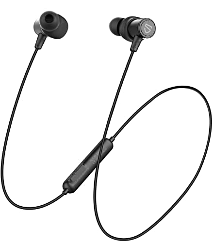 SoundPEATS Q30HD Auriculares Bluetooth Estéreo Magnéticos In-Ear Bluetooth IPX6 Cascos Resistentes al Sudor con Micrófono para Deportivos, Graves Inmersivos Controladores aptX-HD de 10 mm,13 Horas