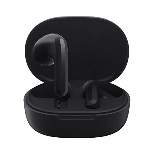 Xiaomi Redmi Buds 4 Lite Auriculares Bluetooth 5.3, 20 Horas de batería, IP54 Resistentes al Agua, Control táctil, Auriculares inalambricos anulación de Ruido con IA para Llamadas, Negro