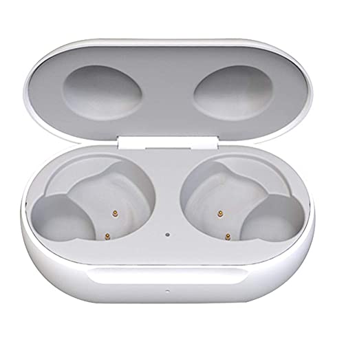 Estuche de Carga inalámbrico de Repuesto Compatible con Samsung Galaxy Buds y Samsung Galaxy Buds + Plus, Estuche Protector de Cargador sustituto para Samsung Galaxy Buds y Buds + Plus (Blanco)