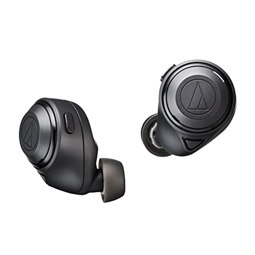 Audio-Technica ATH-CKS50TW Auriculares Inalámbricos - Auriculares con cancelación de ruido con batería de larga duración y estuche de carga inalámbrica