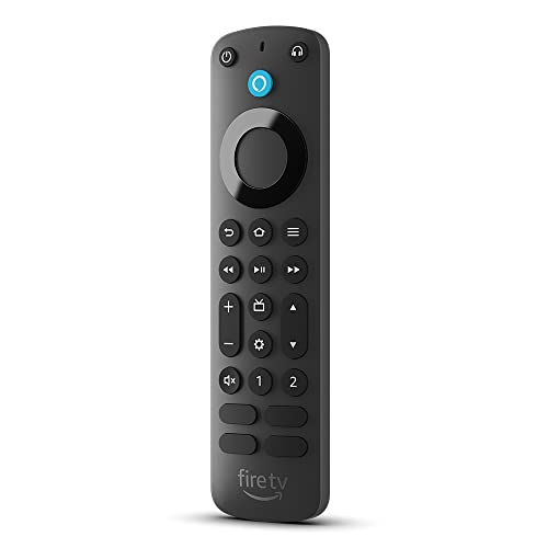 Mando por voz Alexa Pro | Con función de búsqueda del mando, controles de TV y botones retroiluminados (se requiere un dispositivo Fire TV compatible)