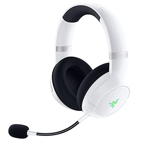 Razer Kaira Pro - Auriculares inalámbricos para juegos para Xbox Series X, S + Xbox One + PC y Smartphone (auriculares inalámbricos, Bluetooth, altavoces de 50 mm, micrófono supercardioide) Blanco