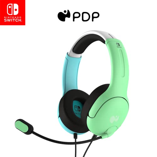 PDP - Auriculares LVL40 Stereo Nintendo Switch Azul y Verde (Nintendo Switch)