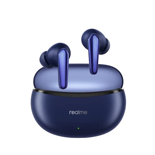 realme Buds Air 3 Neo Auriculares Inalámbricos, Controlador dinámico de Graves de 10 mm, Dolby Atmos Calidad de Sonido Superior, Cancelación de Ruido ENC con IA,Resistencia al Agua IPX5, Starry Blue