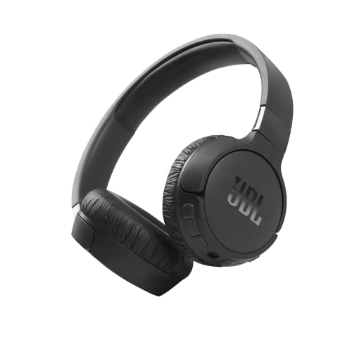 JBL Tune 660NC Auriculares supraaurales inalámbricos con bluetooth y cancelación de ruido, Sonido Pure Bass, hasta 44h de música de música continua, color negro