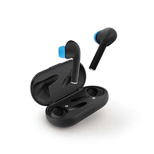 Metronic Powerade 480021 - Auriculares Bluetooth, Auriculares inalámbricos TWS Bluetooth 5.0 estéreo, Auriculares In-Ear con micrófono, Resistente al Sudor, Caja de Carga