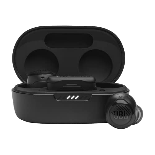 JBL Quantum Air TWS Auriculares In Ear inalámbricos, con cancelación de Ruido, 8 Horas de reproducción, Resistencia al Agua IPX4, Compatible con Asistente de Voz, Negro