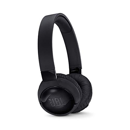 JBL Tune 600BTNC - Auriculares supraaurales inalámbricos con cancelación de ruido activa, batería de hasta 12 horas con BT y NC activo, negro