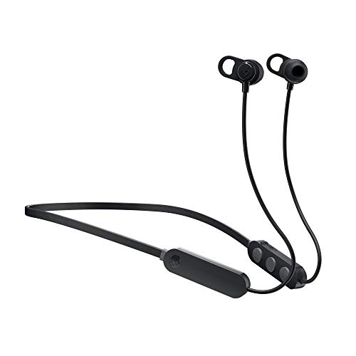 Skullcandy Jib+ Auriculares Inalámbricos In-Ear con Micrófono para Llamadas con Manos Libres, Batería de 8 Horas de duración, Geles para Aislamiento de Ruidos, Negro