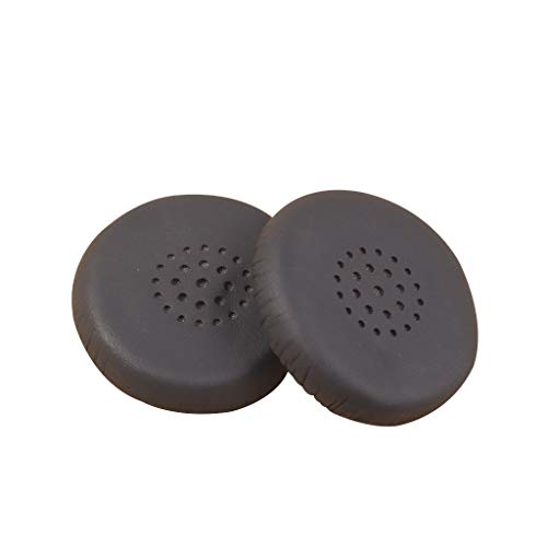 Yushu 1 par de almohadillas de espuma de repuesto, compatible con Sony, almohadilla de cuero para auriculares WH-CH400, almohadillas de cuero de alta elasticidad