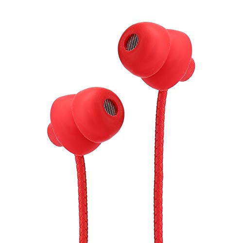 Bewinner1 Auriculares con Cable, Auriculares Sonido Mini HD, Auriculares intrauditivos con reducción de Ruido Triple con 6 parlantes, Auriculares inalambricos para teléfono móvil, MP3(Rojo)