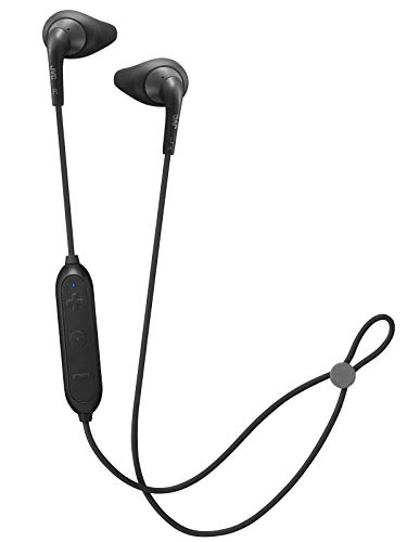 JVC HA-EN15W-B-U. Auricular botón con Ajuste Seguro y cómodo. Autonomía de hasta 6,5 Horas. Resistencia al Sudor. Cable antienredos. Bluetooth. Color Negro.