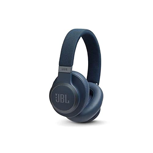 JBL LIVE 650BTNC - Auriculares Inalámbricos con Bluetooth y cancelación de ruido, sonido de calidad JBL con asistente de voz integrado, hasta 30h de música, azul