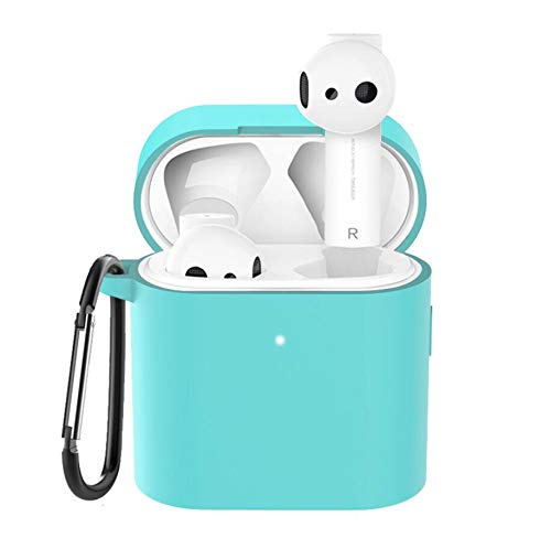 RLTech Compatible para Funda Xiaomi Airdots Pro 2s, Cute Case con Correa de Anillo Funda Protectora de Silicona para Xiaomi Airdots Pro 2s/Xiaomi Air 2s, 02