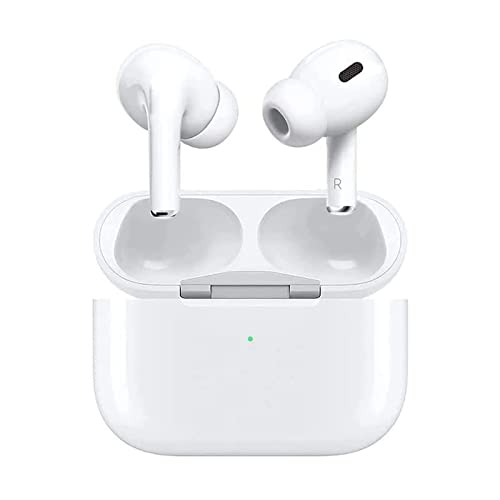 [Certificado Apple MFi ] AirPods Pro Wireless Earbuds, Auriculares Inalámbricos, IPX7 Impermeable Auriculares Inalámbricos, Micrófono Inalámbrico, 30H Tiempo de reproducción para iPhone y Android