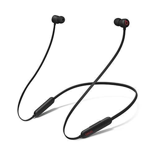 Beats Auriculares inalámbricos Flex – Chip Apple W1, Auriculares magnéticos, Bluetooth de Clase 1, 12 Horas de Sonido ininterrumpido - Negro