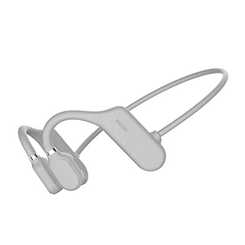 Auriculares inalámbricos Bluetooth de Conducción Ósea,Morechoice Resistente Sudor Auriculares Bluetooth Livianos Cómodos 5.3 para Correr Ciclismo Deportes Compatible con iOS Android Gris