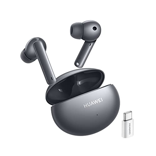 HUAWEI FreeBuds 4i - Auriculares inalámbricos - Bluetooth - Auriculares in Ear con cancelación Inteligente de Ruido - Adaptador AP52 Incluido - Color Plata