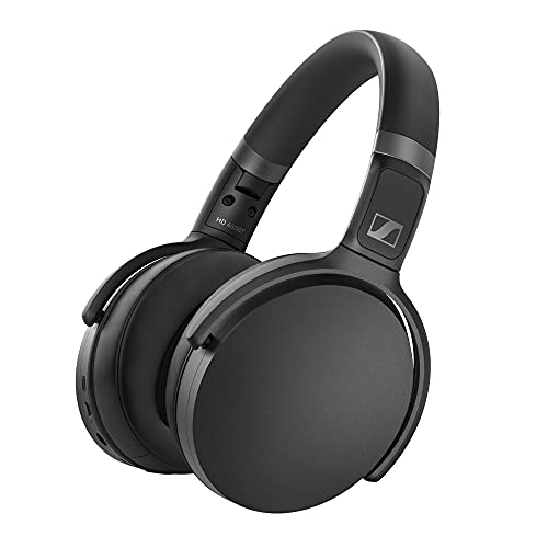 Sennheiser HD 450 BT Black Auricular Wireless, con Cancelación de Ruido Activa, Circumaural, Color Negro