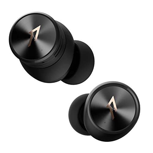 1MORE PistonBuds Pro Auriculares Inalámbricos con Cancelación Activa de Ruido Híbrida, Auriculares Bluetooth 5.2, 12 EQ de Estudio, AAC, 30h de Reproducción, 4 Micrófonos con DNN, Modo de Juego, Negro