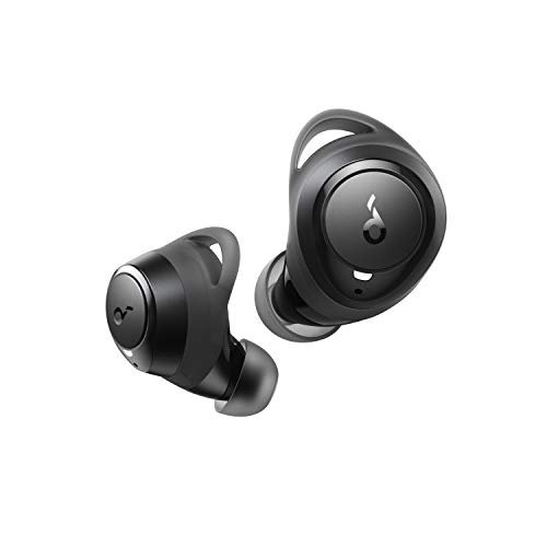 Soundcore Auriculares Inalámbrico Anker Life A1 TWS, Potente Sonido Personalizado, 35 h de reproducción, Carga inalámbrica, Carga rápida USB-C, impermeabilidad IPX7, botón de Control, Bluetooth