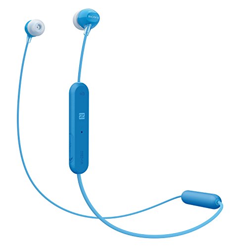 Sony WI-C300L - Auriculares Inalámbricos (Bluetooth, NFC, Manos Libres), Color Azul, 10