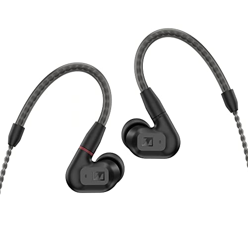 Sennheiser Auriculares estéreo audiófilos con Cable IE 200: Auriculares intraurales con Cable con Sonido nítido Superior de Alta fidelidad, Voz Realista y Graves impactantes - Negro