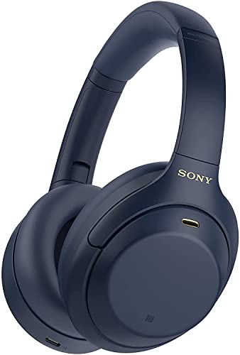 Sony WH1000XM4 - Auriculares inalámbricos con cancelación de Ruido (autonomía de 30 Horas, optimizados para Alexa, Siri y Asistente de Google con micrófono) Midnight Blue