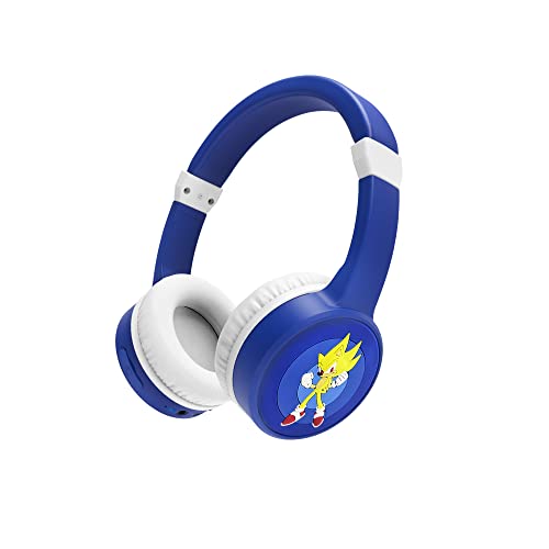 Energy Sistem LOL&Roll Super Sonic Kids Bluetooth Headphones (Auriculares Inalambricos Infantiles Music Share, Tecnología Bluetooth 5.1, 85 dB Volume Limit, Mic) - Azul