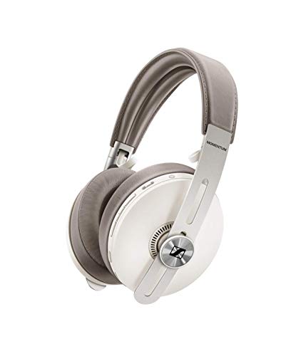 Sennheiser 508235 Momentum Auriculares inalámbricos con cancelación de ruido, blanco arena, sobre la oreja