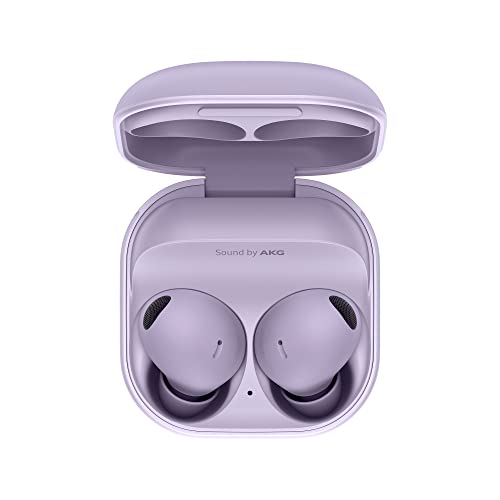 Samsung Galaxy Buds2 Pro, Auriculares Bluetooth, True Wireless, Cancelación de Ruido, Estuche de Carga, Sonido de Calidad, Resistentes al Agua, Bora Púrpura