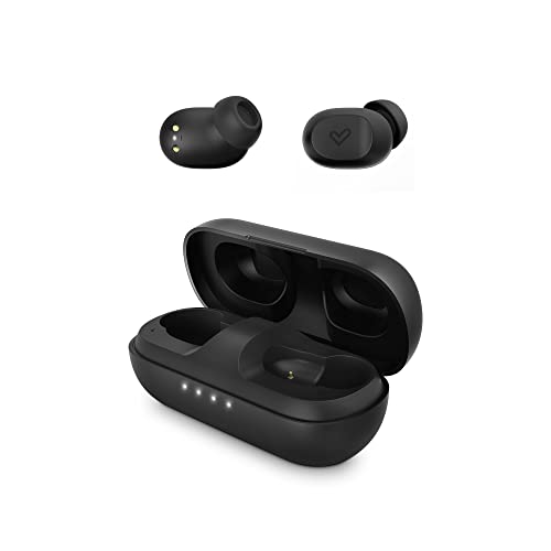 Energy Sistem Earphones True Wireless Urban 3 Space Auriculares Deportivos (True Wireless, Compact Design, Charging Case con Carga inalámbrica, Asistente de Voz, Control Táctil) - Negro