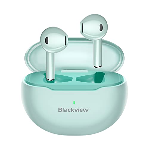 Blackview Auriculares Inalambricos, Airbuds 6 Auriculares Inalambricos Bluetooth 5.3, Cascos Inalambricos Bluetooth/Cancelación de Ruido/HiFi Estéreo/IPX7 Impermeable/Control Táctil