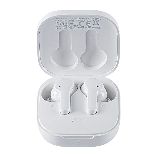 QCY Auriculares Bluetooth, T13 Auriculares Inalámbricos Bluetooth 5.1 con Micrófono y Control Táctil, 40 Horas de Reproducción con Caja de Carga, Impermeable IPX5 Auriculares Inalámbrico