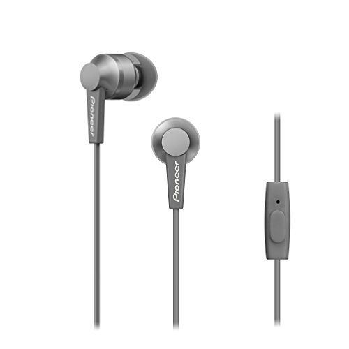 Pioneer SE-C3T-H - Auriculares con Control de telefono, Color Gris