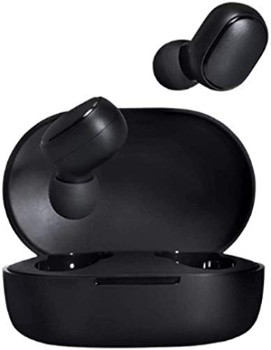 Xiaomi Mi True Wireless Airdots Earbuds Basic Auriculares Inalámbricos Bluetooth 5.0 - Sonido Binaural (Estéreo) HI-FI Estuche de Carga Magnética Micrófono 15h Autonomía IPX5 - Certificado CE Negro