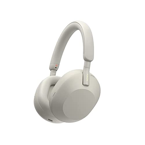 Sony WH-1000XM5 Auriculares Inalámbricos con Noise Cancelling, 30 horas de Autonomía, Optimizados para Alexa y Asistente de Google, con Micrófono Incorporado para Llamadas de Teléfono, Plata