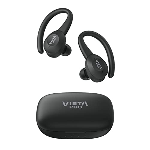 Vieta Pro #Sweat Sports - Auriculares in-ear con Bluetooth 5.0, color negro