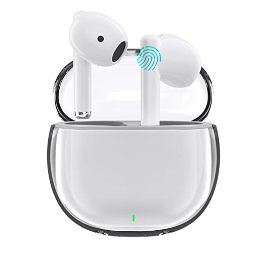 Auriculares Bluetooth inalámbricos 5.3 Estéreo HiFi con Micrófono In-ear Auriculares con Control Táctil Auriculares USB C Compatible con iPhone 14 13 Pro Max 12 11 Samsung S22 Ultra S21 S20 FE Pixel 7