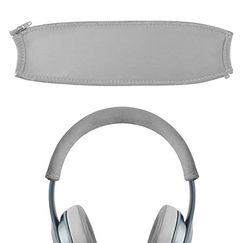 Geekria Funda para Diadema para Solo3 / Solo2 Auriculares inalámbricos en la Oreja/Protector de Diadema/Reemplazo de Almohadillas para la Diadema Piezas de reparación (Gris)