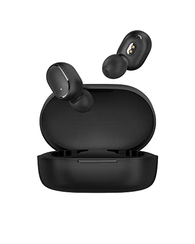 Xiaomi Redmi Buds Essential Auriculares Inalambricos Bluetooth 5.2, Calidad de Sonido HD, duración de la batería de 18 Horas, IPX4, Modo Mono/estéreo, Modo de Juego, Llamada Clara-Negro