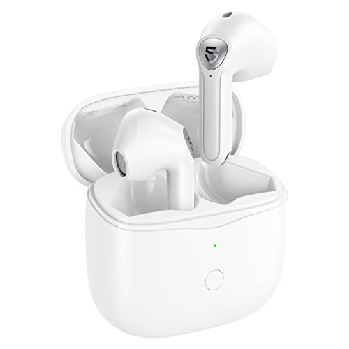 SoundPEATS Auriculares Inalambricos Air3, Auriculares Bluetooth 5.2 QCC3040 aptX-Adaptable 4-Micrófono Llamada de Reducción de Ruido CVC, Modo de Juego, Detección Automática de Oreja, Talla Pequeña