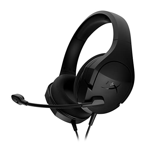 HyperX Cloud Stinger Core – Auriculares para juegos de PC, Xbox One, PlayStation 4 y Nintendo Switch; Auriculares con cable y micrófono ligeros con diseño para su colocación sobre la oreja