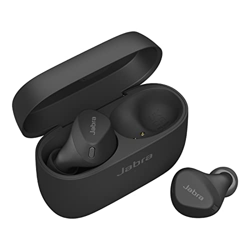 Jabra Elite 4 Active - Auriculares Verdaderamente Inalámbrico Bluetooth In-Ear con Ajuste Activo Seguro, 4 Micrófonos Integrados, Cancelación de Ruido Activa y Tecnología HearThrough Ajustable - Negro