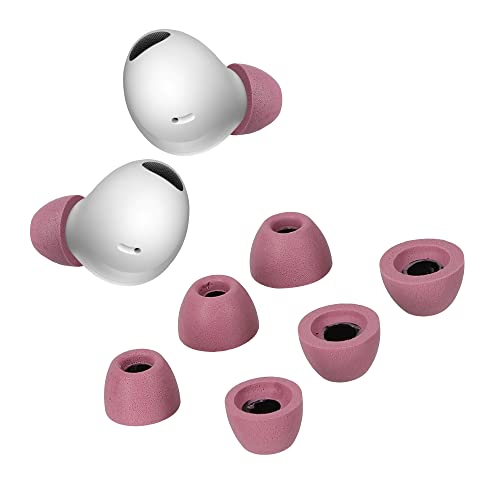 kwmobile Almohadillas Repuesto Compatibles con Samsung Galaxy Buds 2 Pro - Set de 6X Puntas Auriculares - púrpura Pastel