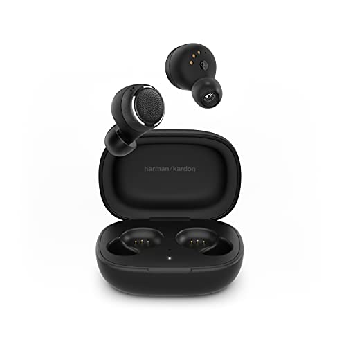 Harman Kardon FLY TWS - Auriculares Bluetooth in-ear verdaderamente inalámbricos con Google Assistant y Amazon Alexa integrados, hasta 20 horas de reproducción