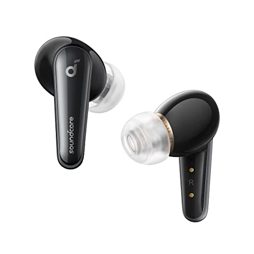 Soundcore by Anker Liberty 4, Auriculares Inalámbricos Bluetooth Cancelación de Ruido, ACAA 3.0, Diafragma Dinámico Dual para Premium Hi-Res Sonido, Spatial Audio con Doble Modo, Heart Rate Sensor