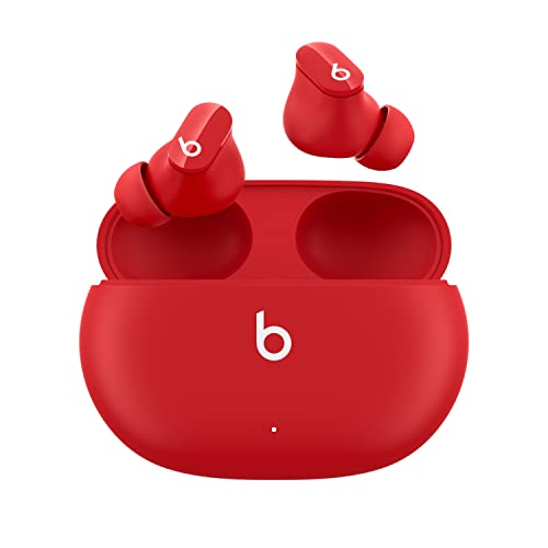 Beats Studio Buds – Auriculares intraurales Totalmente inalámbricos con cancelación del Ruido – Auriculares Bluetooth Resistentes al Sudor, compatibles con Apple y Android – Rojo Beats