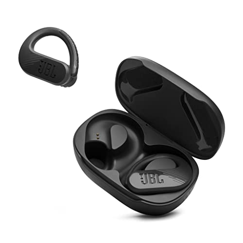 JBL Endurance Peak 3, Auriculares Activos inalámbricos con Resistencia al Agua IP68 y hasta 50 Horas de duración de la batería, en Negro