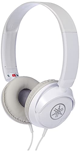 Yamaha HPH-50 - Auriculares supraaurales de diadema, cascos sencillos con un ajuste cómodo y un sonido dinámico de calidad, para teclados digitales Yamaha, color Blanco